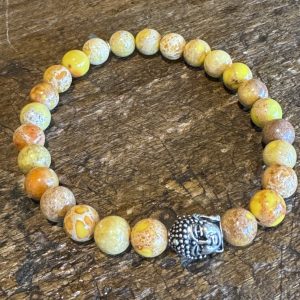 Armband Gelb (Perlen 8 mm)