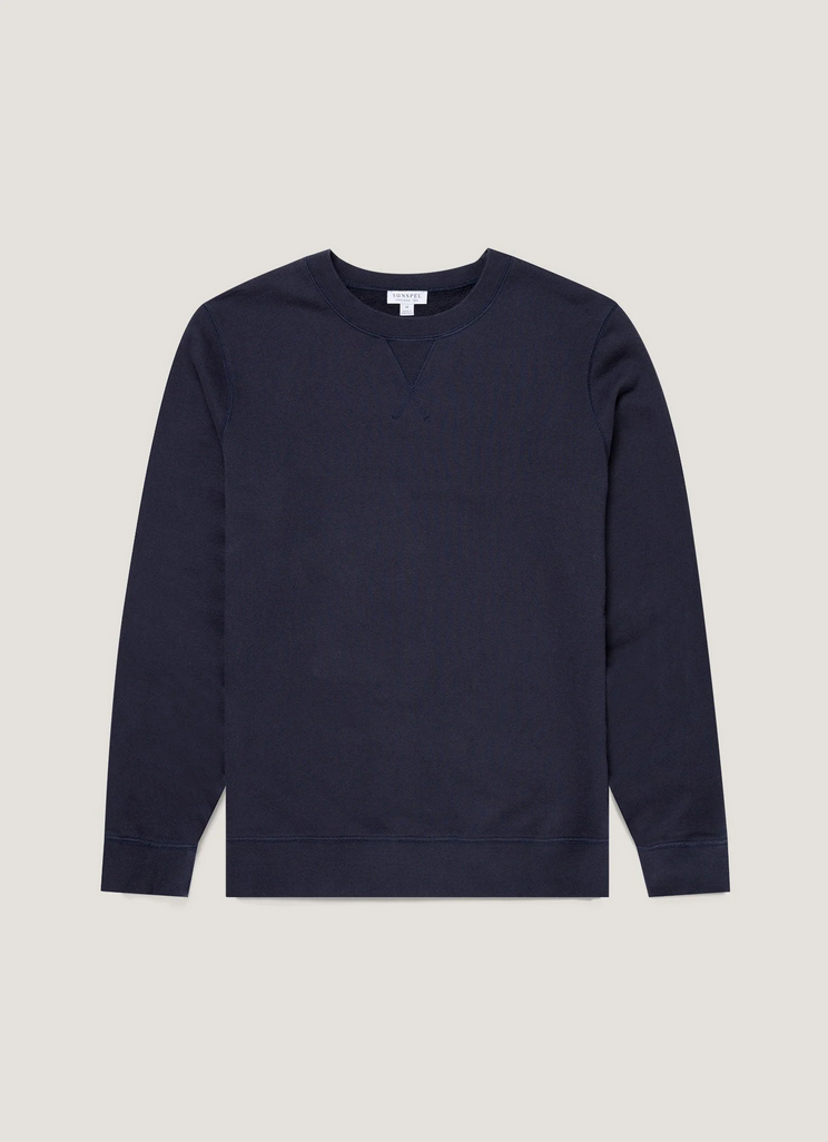 Sunspel Sweatshirt (Navy) – Bild 4