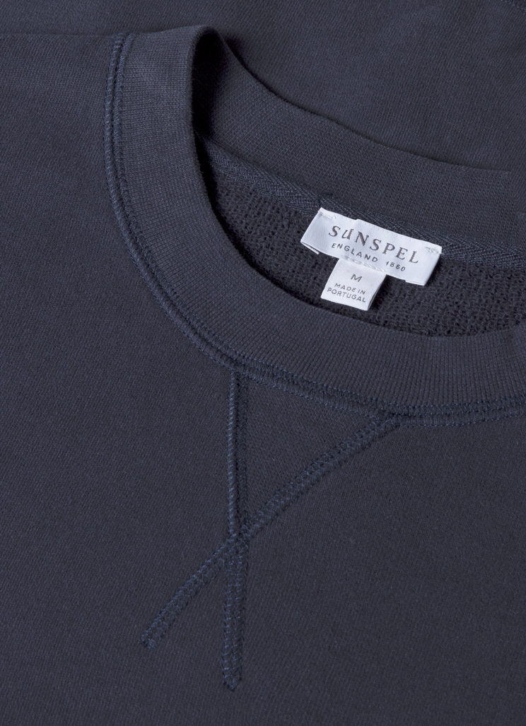 Sunspel Sweatshirt (Navy) – Bild 3
